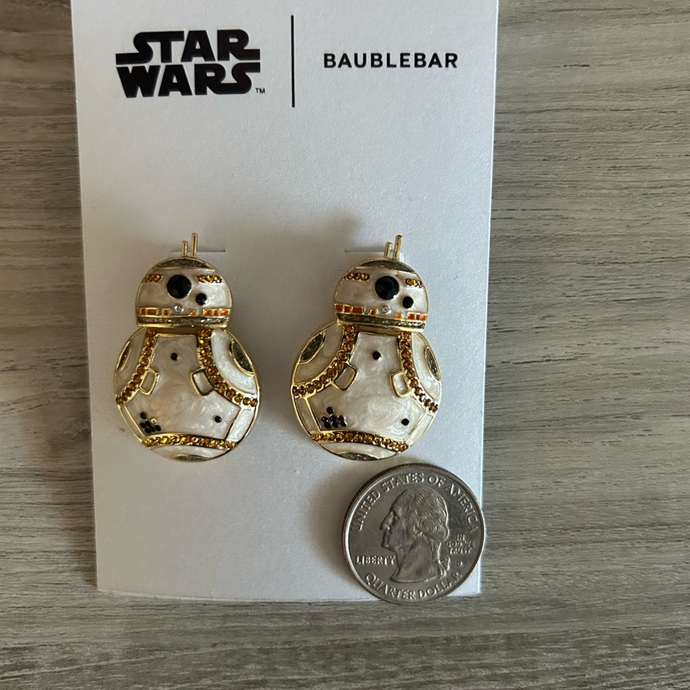 Star Wars BB-8 BaubleBar earrings - Picture 2 of 2